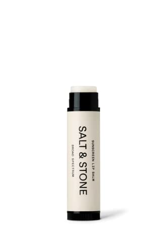 SALT & STONE Lip Balm SPF 30 (1 Pack) | Broad Spectrum Lip Protection | Water Resistant & Reef Safe | Restores Dry Cracked Lips | Cruelty-Free, Gluten-Free | Made in USA