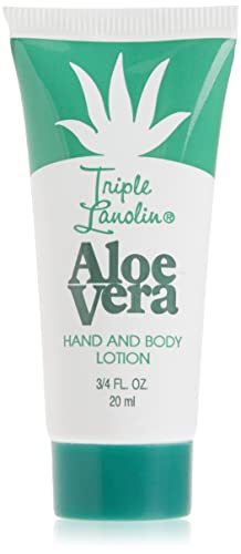 TRIPLE LANOLIN Aloe Vera Lotion, 0.75 Ounce