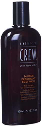 American Crew Men's Body Wash, Body Wash with 24 Hour Odor Protection, Deodorant Body Wash, 15.2 Fl Oz