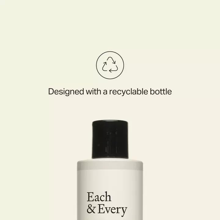 Each & Every Sensitive Skin Body Wash for Women & Men - Citrus & Vetiver - Moisturizing All Natural Body Wash & Shower Gel in Recyclable Packaging - Paraben, Sulfate & Cruelty-Free (10 Fl Oz)