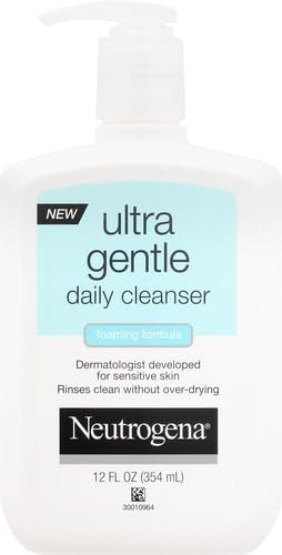 Neutrogena Ultra Gentle Daily Cleanser, 12 Ounce (Pack of 2)