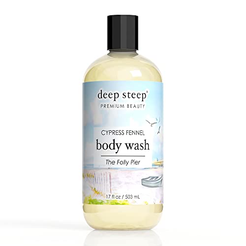 Deep Steep Body wash, 17 oz (Cypress Fennel)