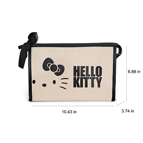 2PCS Large Tote Bag Canvas Bags Cosmetic Bag Shoulder Bags Wallet for Women Travel Handbag Makeup Bag