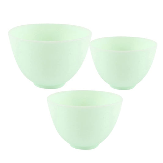 Healeved Silicone Bowl Face Mask Mixing Bowl Set?Facial Bowls Esthetician?Silicone Bowls for Facials Mask, Diy Mud Mask and Other Skincare Products - 3 Size