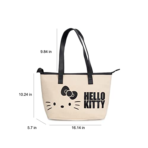 2PCS Large Tote Bag Canvas Bags Cosmetic Bag Shoulder Bags Wallet for Women Travel Handbag Makeup Bag