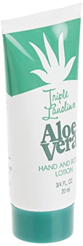 TRIPLE LANOLIN Aloe Vera Lotion, 0.75 Ounce