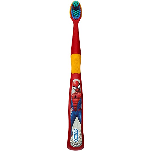 Colgate Marvel Spider-Man Toothbrush, 3+ YRS, Extra Soft (Colors & Characters Very) - Pack of 3