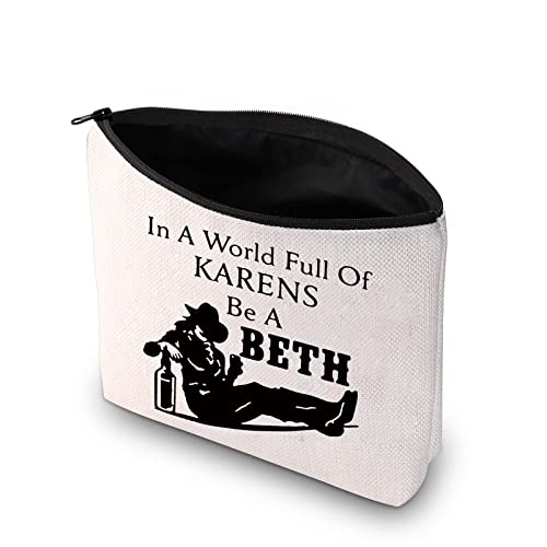 MEIKIUP TV Show Fans Gift Beth Dut ton Gift Fandom Travel Case In A World Full of K Be A Beth (Be A Beth Bag)