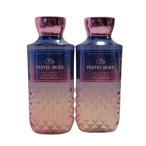 Bath & Body Works Shower Gel Gift Set 10oz Each Pack of 2 (Pastel Skies)