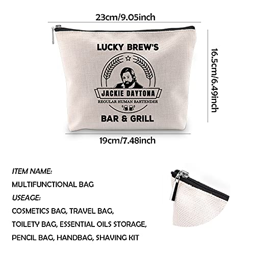 Generic WCGXKO Lucky Brew's Jackie Daytona Regular Human Bartender We Do in Shadow Novelty Zipper Pouch Makeup Bag for Fans (Lucky Brew)