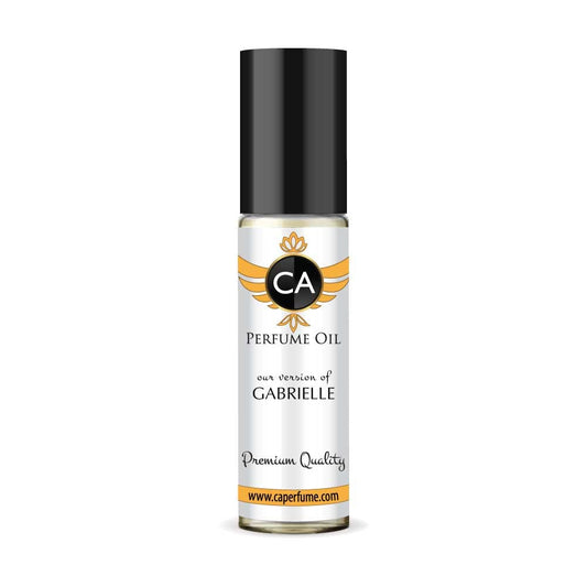 CA Perfume Impression of Gabrielle For Women Replica Fragrance Body Oil Dupes Alcohol-Free Essential Aromatherapy Sample Travel Size Concentrated Long Lasting Attar Roll-On 0.3 Fl Oz/10ml