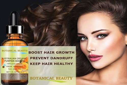 ORGANIC PUMPKIN SEED OIL Australian. 100% Pure/Natural/Undiluted/Unrefined Cold Pressed Carrier Oil. 1 Fl.oz.- 30 ml. For Skin, Hair, Lip And Nail Care. "One Of The Richest Sources Of Enzymes,