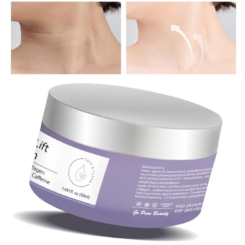 Ginaday Tighten and Lift Neck Cream, Moisturizing Pro-Active Repair Neck Firming and Tightening Anti Aging Neck Tightening Cream. (1 Pcs)