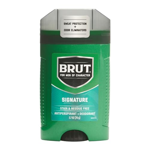 BRUT Antiperspirant & Deodorant Wide Stick 2.7 Ounce (5)