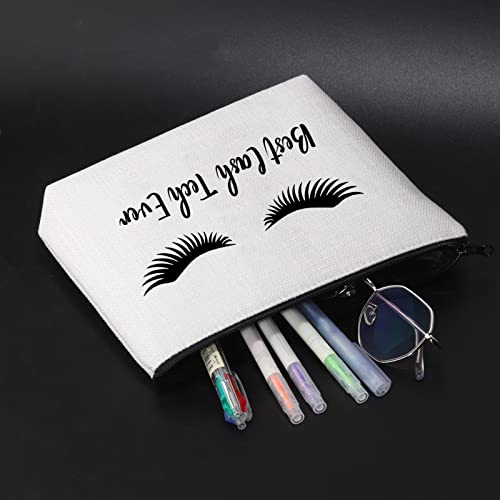 JNIAP Lash Tech Gift For Women Lash Artist Eyelash Cosmetic Bag Estheticians Beautician Graduation Gift Lash Technician Travel Makeup Bag Appreciation Birthday Gifts For Lash Tech Zipper Pouch