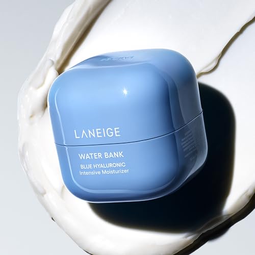 LANEIGE Water Bank Blue Hyaluronic Intensive Moisturizer Refill with Peptides + Squalane: Eczema-Prone Skin, Barrier-Boosting, Nourish, Dryness