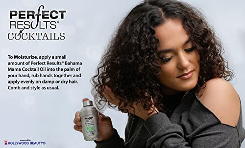 Perfect Results Cocktails Bahama Mama Hair and Skin Oil (3.76 oz) - Lightweight & Moisturizing - Argon, Jojoba & Almond Oil