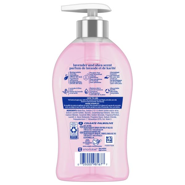 Softsoap Lavender & Shea Scent Liquid Hand Soap, Moisturizing Liquid Hand Soap, 11.25 Ounce, 6 Pack