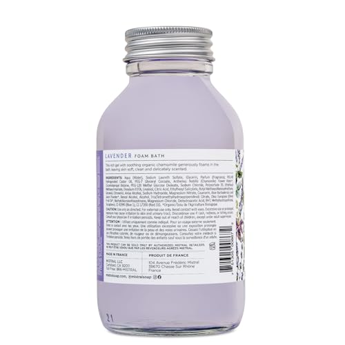 Mistral Heritage Foam Bubble Bath, Lavender, 8.4 Fl Oz