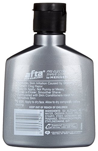 Afta Pre-Electric Shave Lotion With Skin Conditioners Original 3 oz