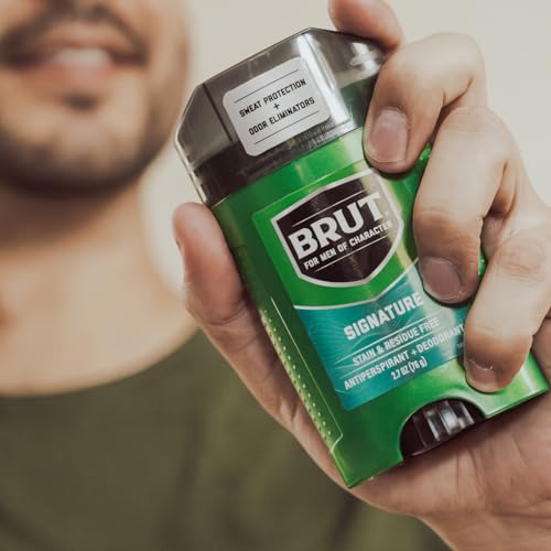 BRUT Antiperspirant & Deodorant Wide Stick 2.7 Ounce (5)