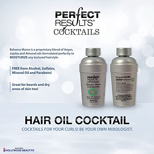 Perfect Results Cocktails Bahama Mama Hair and Skin Oil (3.76 oz) - Lightweight & Moisturizing - Argon, Jojoba & Almond Oil