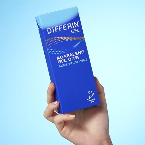 Differin Acne Treatment Gel, 60 Day Supply, Retinoid Treatment for Face with 0.1% Adapalene, Gentle Skin Care for Acne Prone Sensitive Skin, 15g Tube (Pack of 2) (Packaging May Vary)