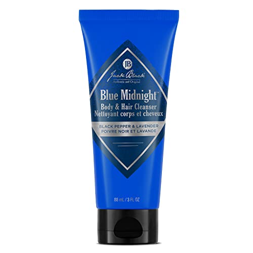 Jack Black Blue Midnight Hair & Body Cleanser, 3oz