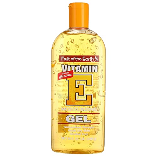 Fruit of the Earth Vitamin E Aloe Vera Gel, Moisturizing 12oz for Dry Skin (FOTE-GEL12)