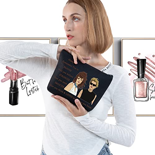 LEVLO Thelma Movie Cosmetic Make Up Bag Thelma Fans Gift You Are Braver Stronger Smarter Than You Think Thelma Louise Zipper Pouch Bag (Thelma Bag)