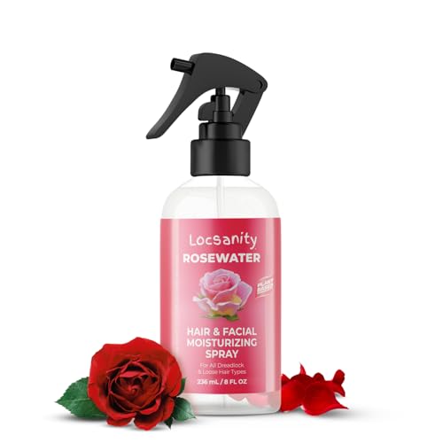 Locsanity Pure Rosewater Hair and Facial Daily Moisturizing/Refreshing Spray