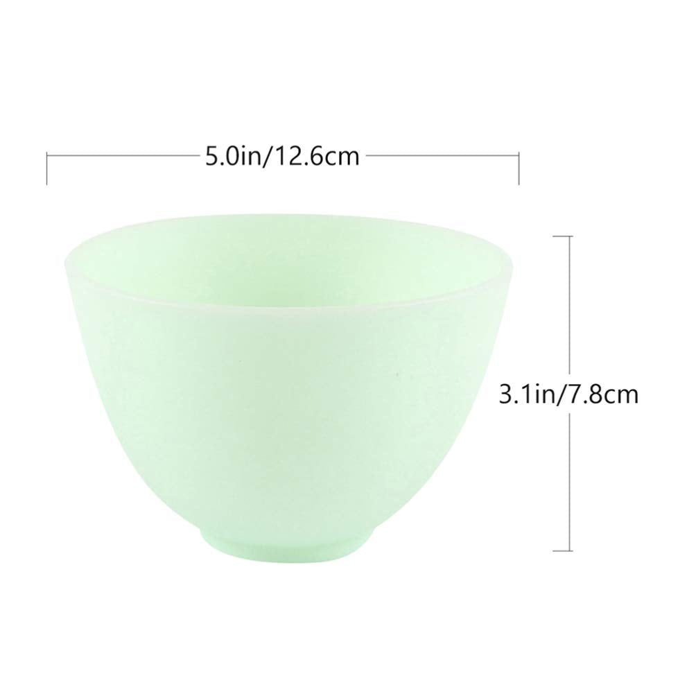 Healeved Silicone Bowl Face Mask Mixing Bowl Set?Facial Bowls Esthetician?Silicone Bowls for Facials Mask, Diy Mud Mask and Other Skincare Products - 3 Size