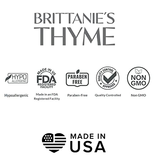 Brittanie's Thyme Pure Hyaluronic Acid Serum for Face | Anti-Aging Serum for Fine Lines & Wrinkles | Intense Plumping and Hydration | Repairs Dry Skin with Highest Concentration of Hyaluronic Acid