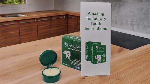 (Natural Shade) Amazing Temporary Tooth Replacement Kit, Temp Missing Teeth Repair, Available in Natural or Bright Shade