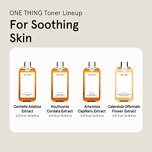 ONE THING Calendula Officinalis Flower Extract Toner 10.14 Fl Oz | Hydrating Soothing Vegan Facial Extracto, Smooth Soft Sensitive Oily Acne Prone Skin, Barrier Relief Sebum Control | Korean Skin Care