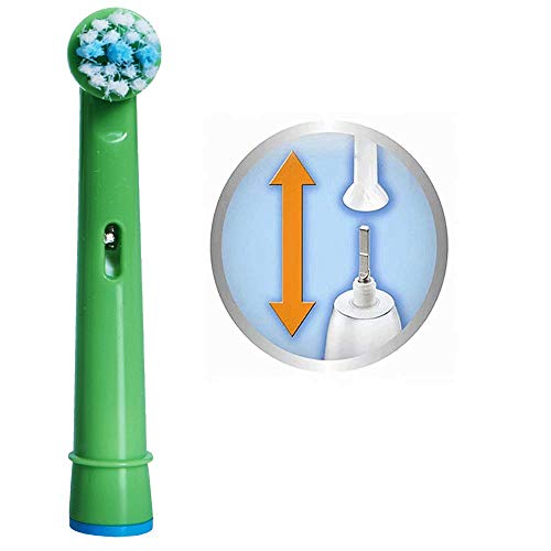 Kids Toothbrush Replacement Heads for Oral-B, Extra-Soft Bristles, Fits for Both Electric and Battery Braun Brushes, Except Vitality Sonic, CrossActino Power, Sonic Complete, Pulsonics, EB-10A