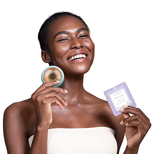 FOREO Youth Junkie Advanced Collection 2.0 UFO-Activated Facial Mask - Hydrating Facial - Beauty & Personal Care - Collagen & Olive Oil - All Skin Types - Dry skin with Wrinkles (6 pcs)