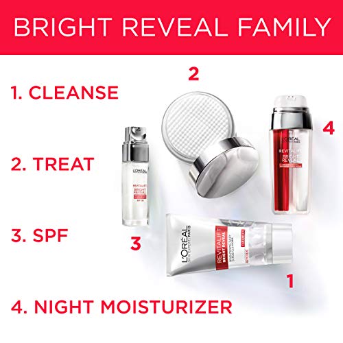 L'Oréal Paris Revitalift Bright Reveal Anti-Aging Day Cream with SPF 30 with Glycolic Acid, Vitamin C & Pro-Retinol, Reduce Wrinkles 1 fl. oz.