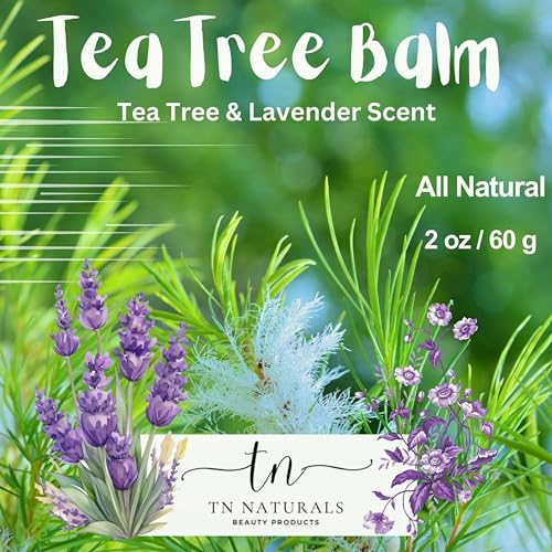 TEA TREE OIL BALM | All Natural Help for Acne, Moisturizer, Soothing Relief for Many Skin Conditions | Skincare for Tattoos, Dry, Itchy Skin, Irritations, Eczema (2.12 Ounce (Pack of 1))