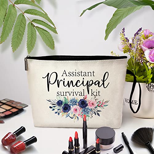 ZHANTUONE Assistant Principal Survival Kit Cosmetic Bag，Assistant Principal Gift ，Thank you Assistant Principal Gift，Assistant Principal Retirement Gift， Graduation Gift