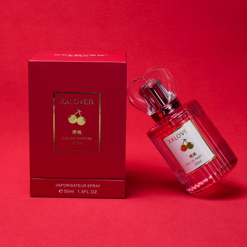 Prgkitcjfh Ladies talk about perfume lasting gift box men talk about fragrance (Cherry 1.7 oz)