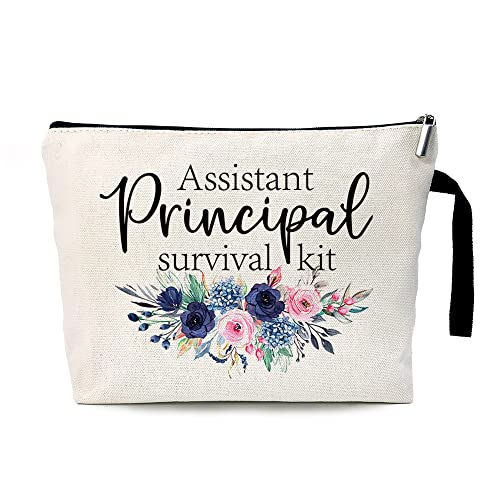 ZHANTUONE Assistant Principal Survival Kit Cosmetic Bag，Assistant Principal Gift ，Thank you Assistant Principal Gift，Assistant Principal Retirement Gift， Graduation Gift