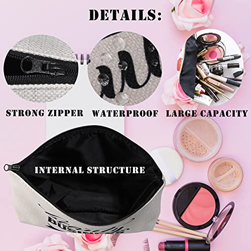 BDPWSS Vicious Trollop Bride Wedding Cosmetic Bag For Friend Bff Bride To Be Makeup Pouch Bridal Shower Gift (Vicious Trollop bl)