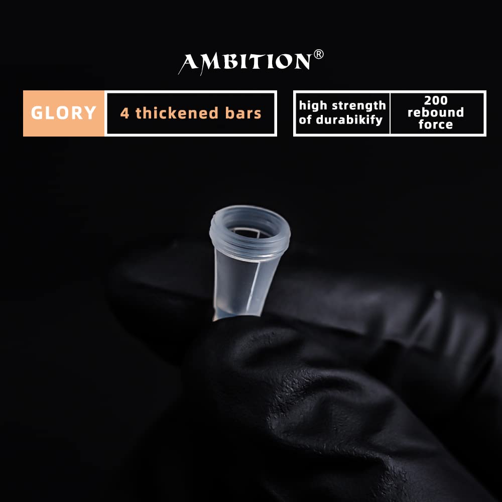 Ambition Glory Tattoo Cartridges #10 Bugpin 5RM Needles Disposable 20pcs 0.3mm 5 Curved Magnum for Rotary Tattoo Machine Supply