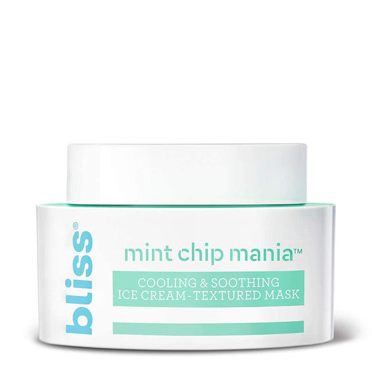 Bliss Face Mask Skin Care | Clean | Paraben Free | Cruelty-Free | Vegan (Mint Chip Mania - Soothing)