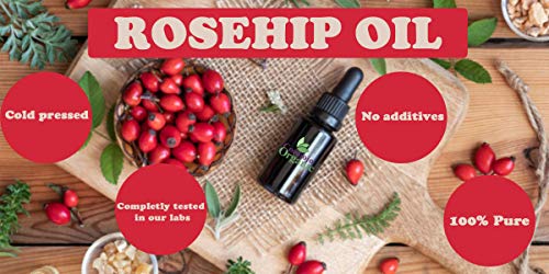 cocojojo Rosehip Oil - Pure Natural Seed Oil Cold Pressed 8 oz Face Skin Unrefined