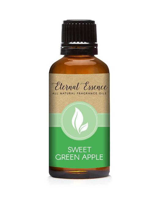 Eternal Essence Oils Sweet Green Apple 30ml All Natural Fragrance Oil - for Candle, Soap Making, Aromatherapy, Diffusers, Home Care, & Humidifiers