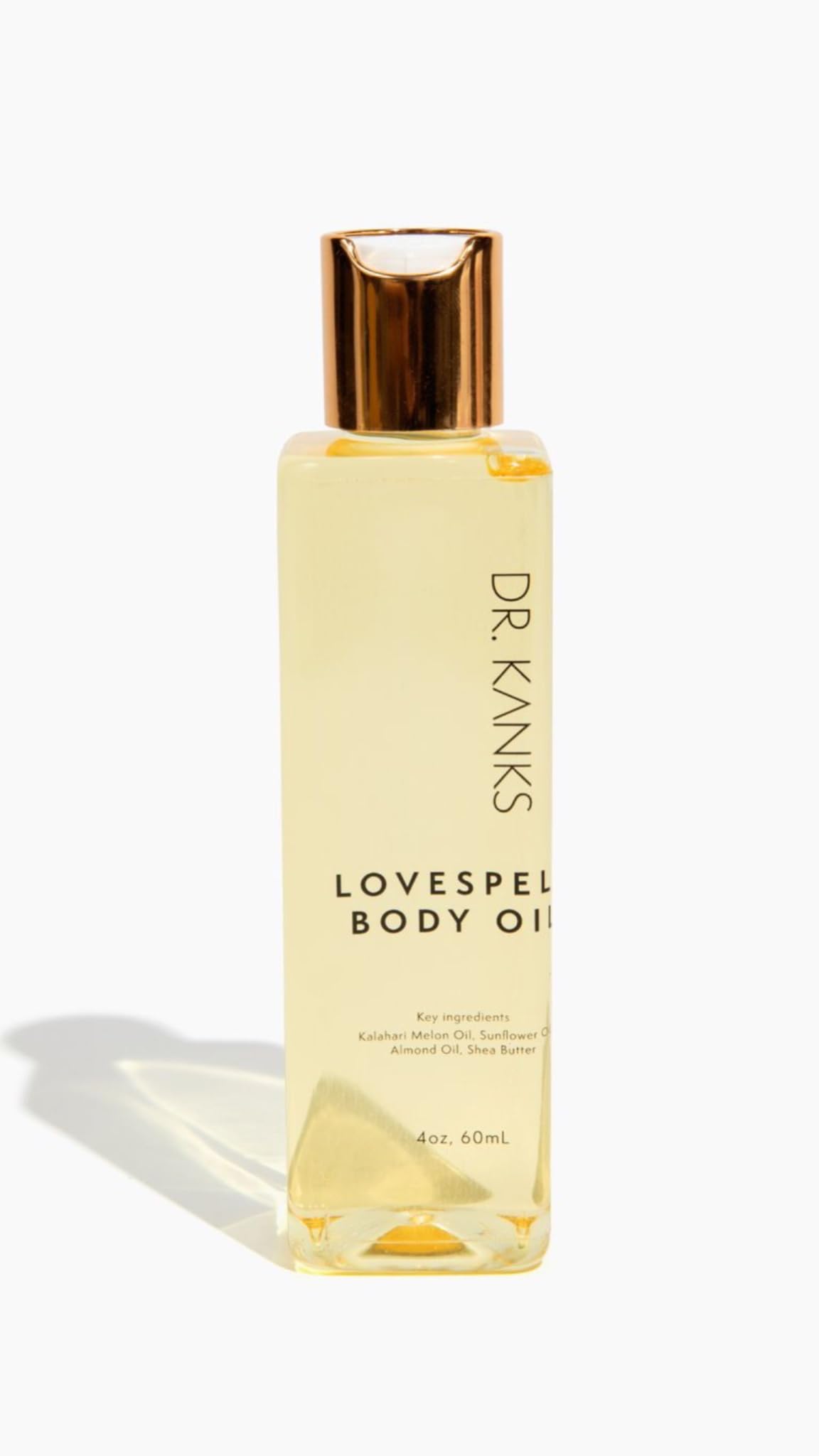 Dr.Kanks Lovespell Body Oil | Keeps your body moisturized for 24 hours. Perfect for ashy and dry skin. Dry oil that is non-sticky and non-greasy 8 oz