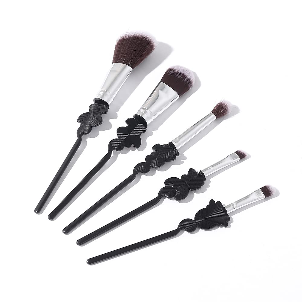 Interstellar Baby Makeup Brushes Set, 5Pcs Creative Stitch Theme Cosmetic Makeup Brush, Premium Synthetic Foundation Eyeshades Brush Sets Best Gifts for Teen Girls Women