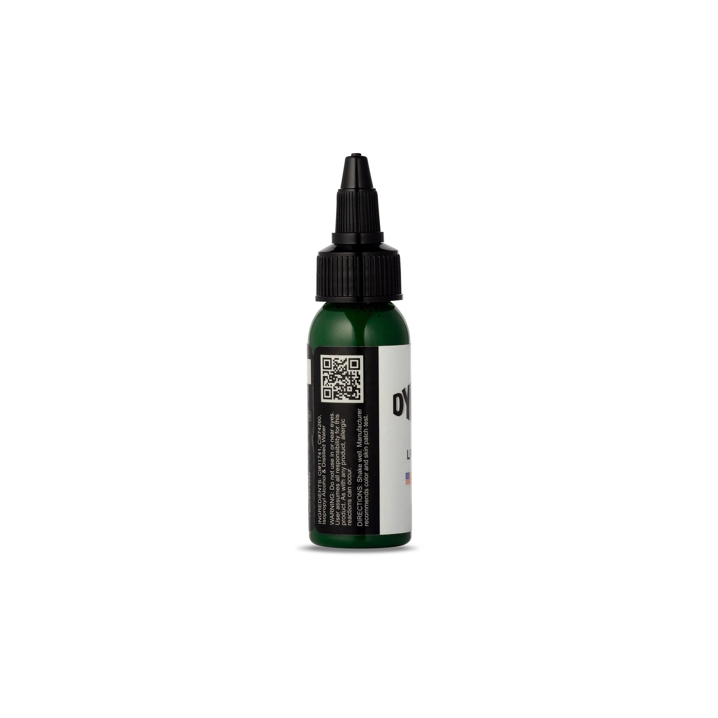 Dynamic Color Co. - Leaf Green Color Tattoo Ink, Long Lasting Vivid Color, Sterilized, Made in USA, Since 1990 (1 oz Bottle)